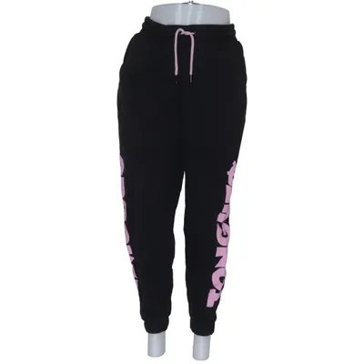 Pantalon de survêtement (Noir, Rose) de Crooked Tongues