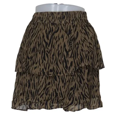 Jupe (Marron, Noir) de Be Edgy Polyester, Viscose