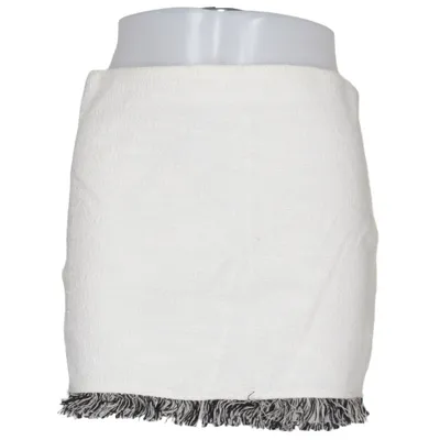 Kjol (Vit, Svart) från Zara Trafaluc Bomull, Polyester