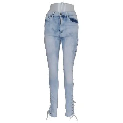 Jeans (Blue) from Liquor N Poker Cotton, Elastane