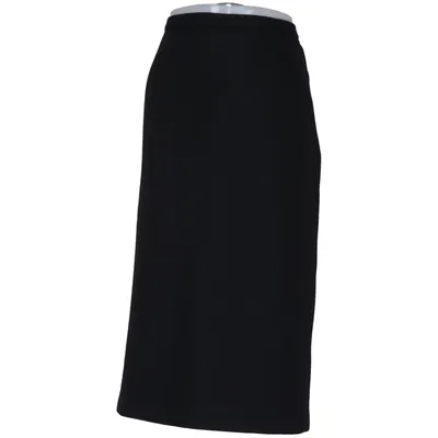 Maxi skirt (Black) from Aspens Polyester, Wool