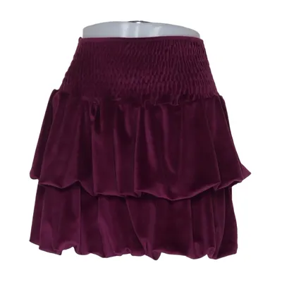 Skirt (Purple) from New Collection Elastane, Polyester, Viscose