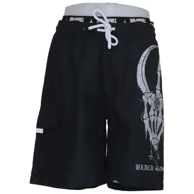 Shorts de bain (Noir, Blanc) de Gothicana