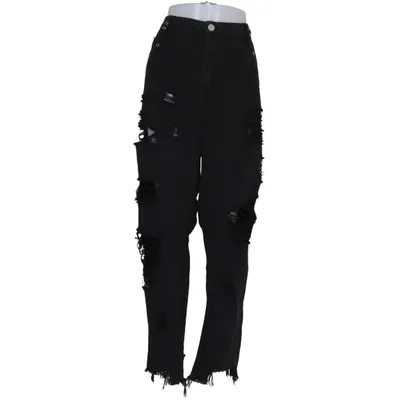 Jean (Noir) de Boohoo Blue Coton, Polyester