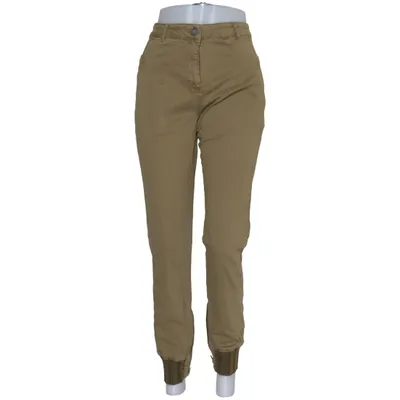 Chinos (Groen) van Yaya Women Katoen, Elastaan, Lyocell