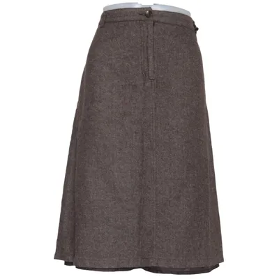 Nederdel (Brun) fra Lindex Bomuld, Polyester, Uld