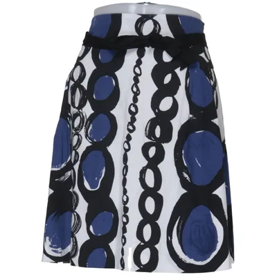Rok (Wit, Zwart, Blauw) van Oxmo Katoen, Elastaan