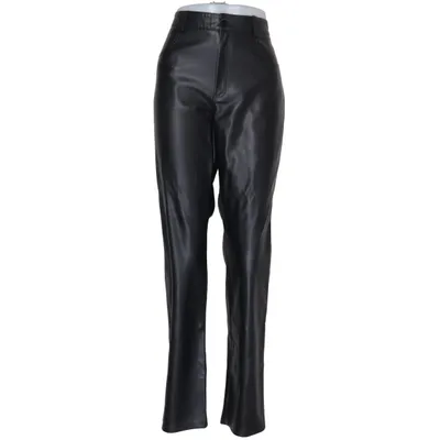 Byxor (High Waist PU Pants) från NLY Polyester, Polyuretan