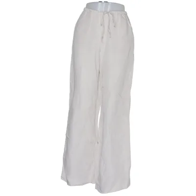 Pants (Beige) from H&M Premium Quality Viscose, Linen, Polyester