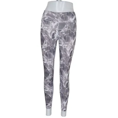 Sports tights (Gray, White) from Röhnisch Elastane, Polyester