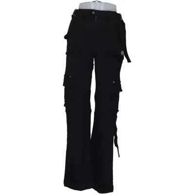 Pantalon cargo (Noir) de Black Bananas Coton, Élasthane