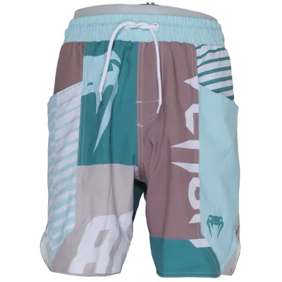Badshorts (Blå, Brun, Flerfärgad) från Venum Elastan, Polyester