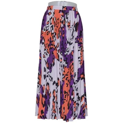 Jupe longue (Violet, Orange, Multicolore) de Allyson Polyester