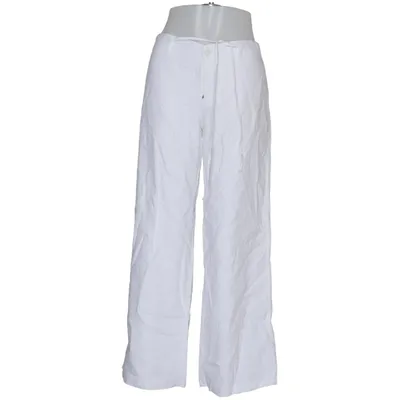 Broek (Low-Rise Super Baggy Linen-Blend Pant) van Hollister Linnen, Viscose
