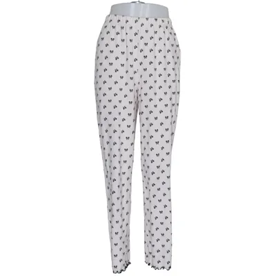 Pyjamahose (Beige, Schwarz) von Loungeable Elasthan, Polyester