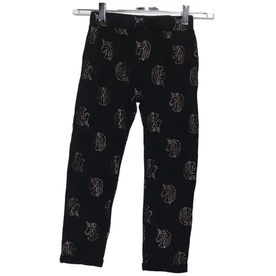 Leggings (Black, Gold) from VRS Cotton, Elastane, Polyester