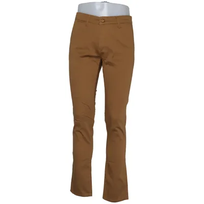 Chinos (Brun) från Wam Denim Bomull, Elastan