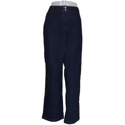 Spijkerbroek (Blauw) van Vivance Collection Katoen, Elastaan, Polyester