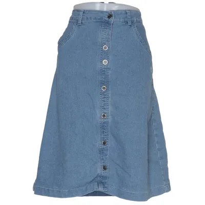 Jupe en jean (Bleu) de Åshild Coton, Élasthane, Polyester