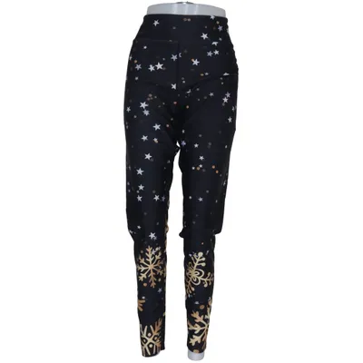 Træningsleggings (Sort, Flerfarvet) fra Maya Freya Elastan, Polyester