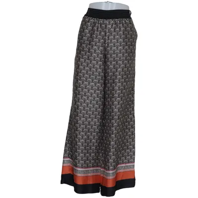 Palazzobukser (Sort, Hvid, Orange) fra Summum Woman Acetat, Polyester