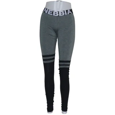 Sportleggings (Grijs, Zwart) van Nebbia Elastaan, Polyamide, Polyester