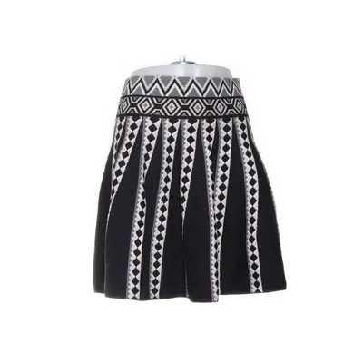 Skirt (Black, White) from Allyson Nylon, Polyester, Viscose