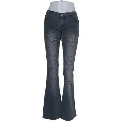 Jeans (Gray) from Quiz Cotton, Elastane