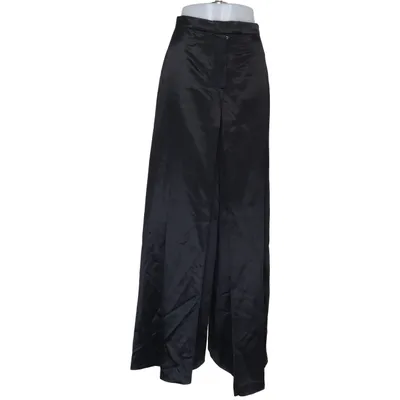 Palazzo pants (Black) from Gianfranco Ferré Cupro, Nylon, Silk, Wool