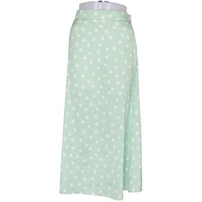 Långkjol (Grön, Vit) från Aéryne Polyester