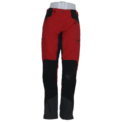 Arbetsbyxor (Röd, Svart) från Lundhags Aramid, Bomull, Elastan, Polyamid, Polyester, Polyuretan