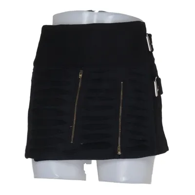 Skirt (Black) from Fischer`s Elastane, Wool
