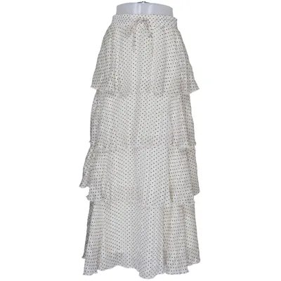 Maxi rok (Wit, Zwart) van YAS Polyester