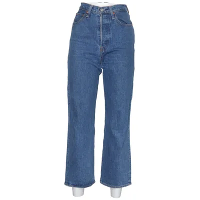 Jeans (Ribcage Straight) fra Levi's Premium Bomuld, Elastan