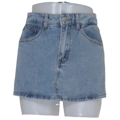 Spijkerrok (Blauw) van Dazy Katoen, Polyester