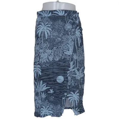 Wrap skirt (Blue, Multicolored) from Desmond & Dempsey x H&M