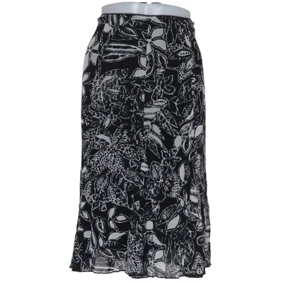 Skirt (Black, White) from One Touch Polyamide, Polyester