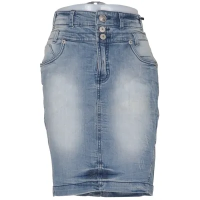 Spijkerrok (Blauw) van Denim Extra Katoen, Elastaan
