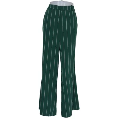 Broek (Groen, Wit) van H&M Polyester, Viscose