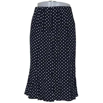 Skirt (Blue, White) from Roma Polyester, Viscose