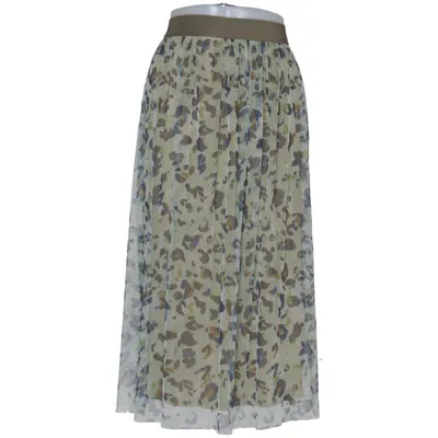 Jupe longue (Beige, Multicolore) de More & More Polyester, Viscose