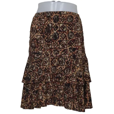 Skirt (Brown, Black) from Peruvian Connection Elastane, Viscose