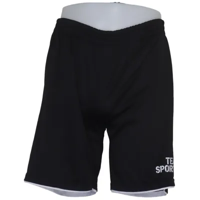 Sports shorts (Black, White) from Team Sportia Polyester