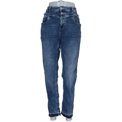 Spijkerbroek (Blauw) van Gina Benotti Katoen, Elastaan, Polyester