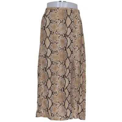 Jupe longue (Beige, Multicolore) de H&M Viscose