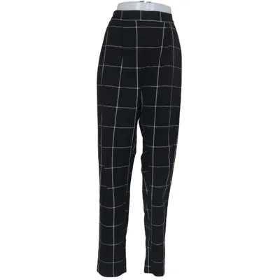 Byxor (Svart, Vit) från Monki Elastan, Polyester, Viskos