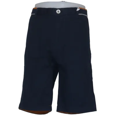 Short (Bleu) de Hikis Fashion Coton, Élasthane