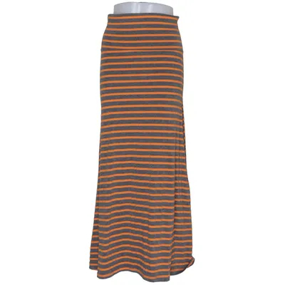 Långkjol (Grå, Orange) från La Fiancee Elastan, Polyester, Viskos