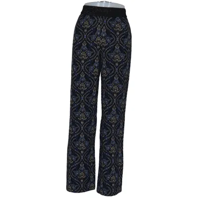 Palazzo broek (Zwart, Blauw, Goud) van Geisha Elastaan, Metallvezel, Polyester, Viscose