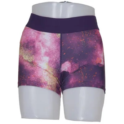 Hotpants (Lila, Mehrfarbig) von H&M Sport Elasthan, Polyamid, Polyester